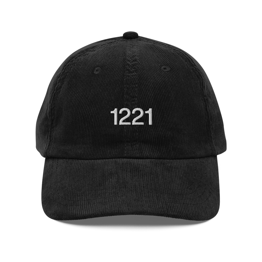 1221 Embroidered Corduroy Hat