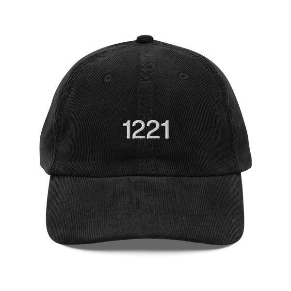 1221 Embroidered Corduroy Hat