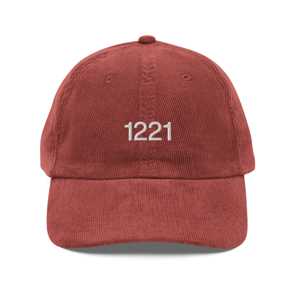 1221 Embroidered Corduroy Hat