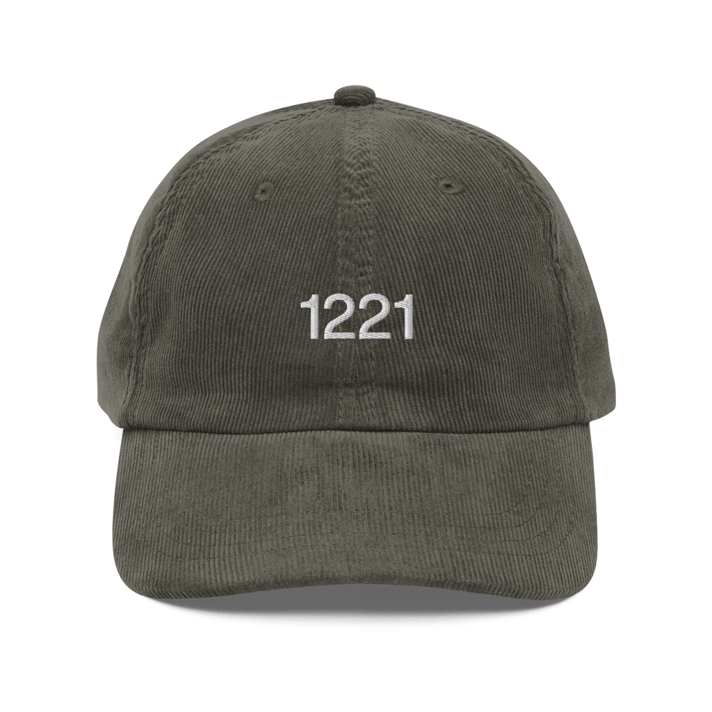 1221 Embroidered Corduroy Hat