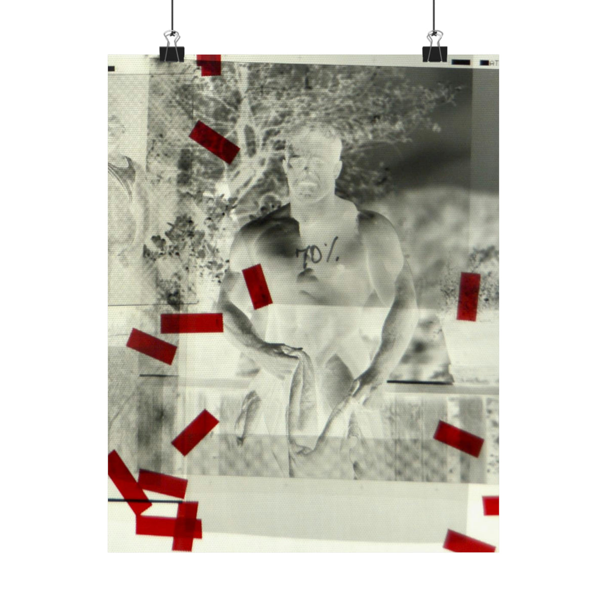 90S VINTAGE GAY PORN TRANSPARENCY Matte Vertical Poster #11