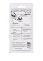 Metallic Weighted Orgasm Kegel Balls - Silver