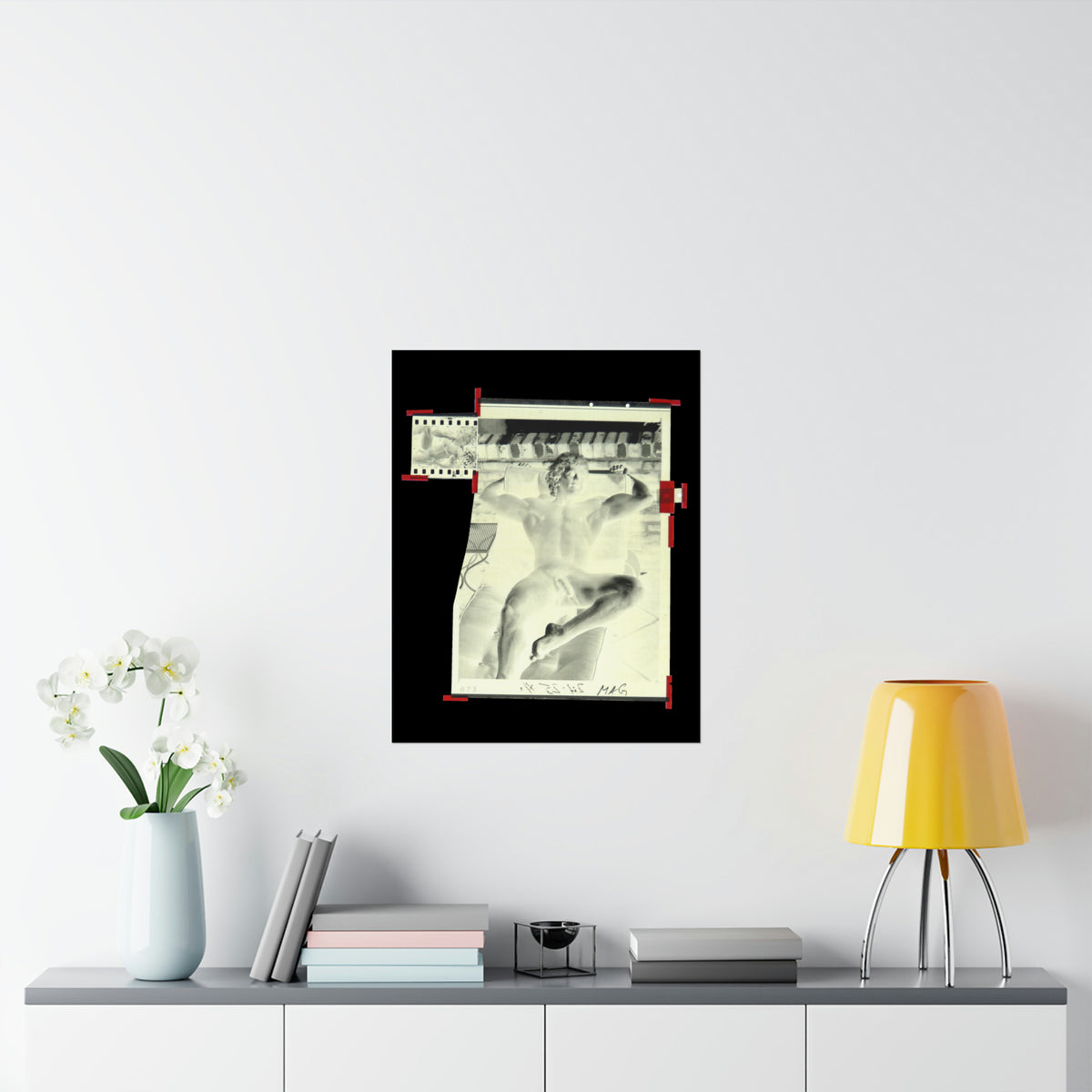 90S VINTAGE GAY PORN TRANSPARENCY Matte Vertical Poster #21