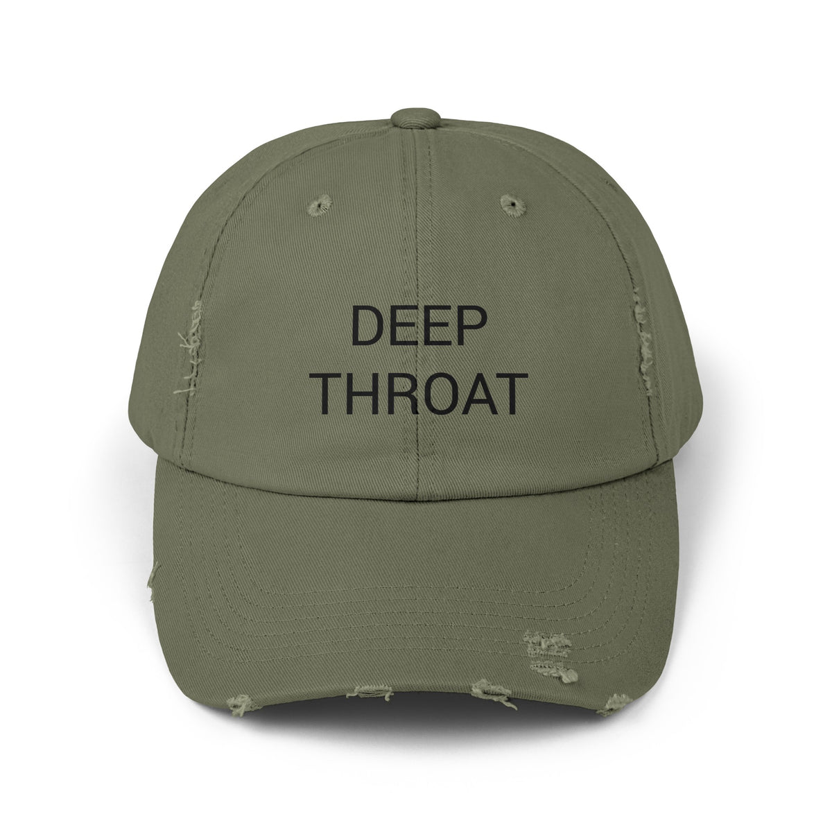 DEEP THROAT Distressed Cap in 6 colors