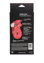 Couple's Enhancers Couples Raging Bull Vibrating Cock Ring - Red