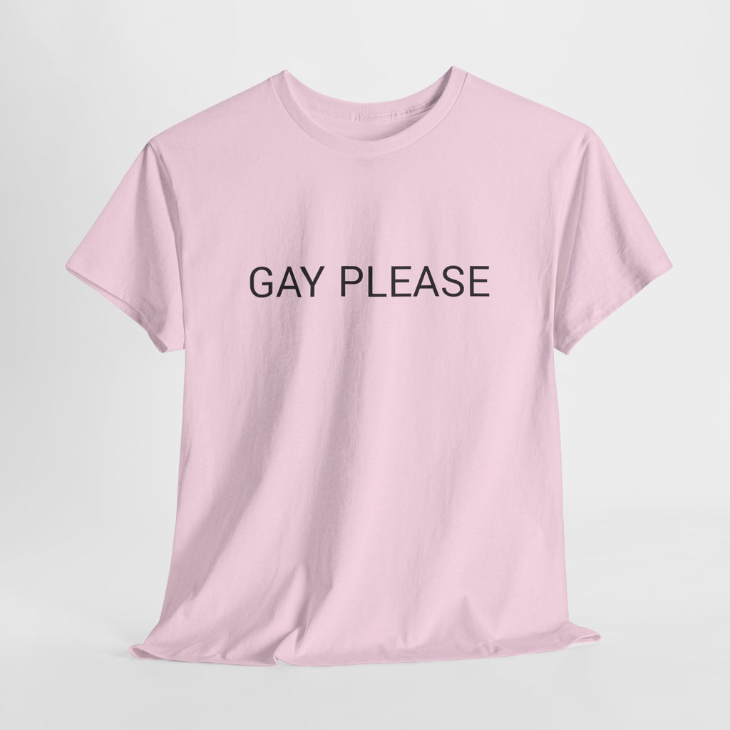 GAY PLEASE TEE BY CULTUREEDIT AVAILABLE IN 13 COLORS