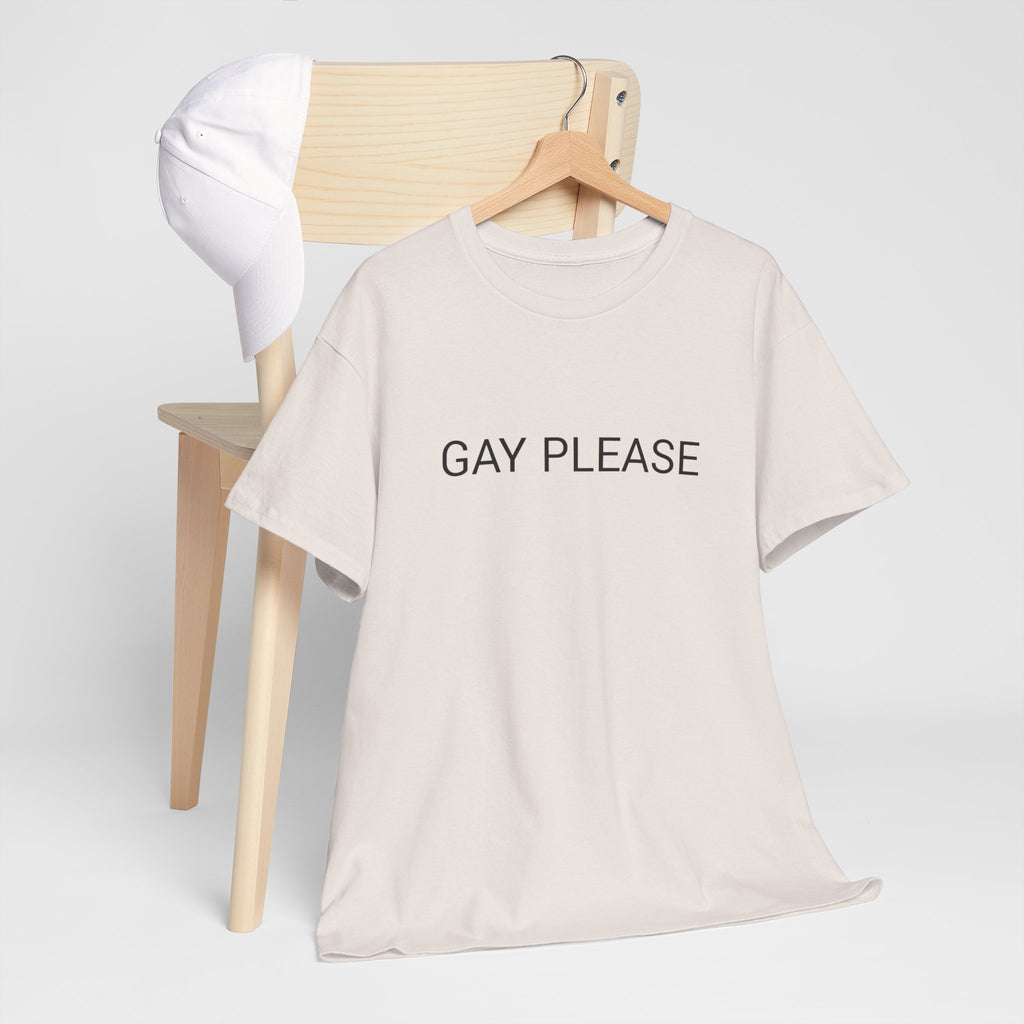 GAY PLEASE TEE BY CULTUREEDIT AVAILABLE IN 13 COLORS