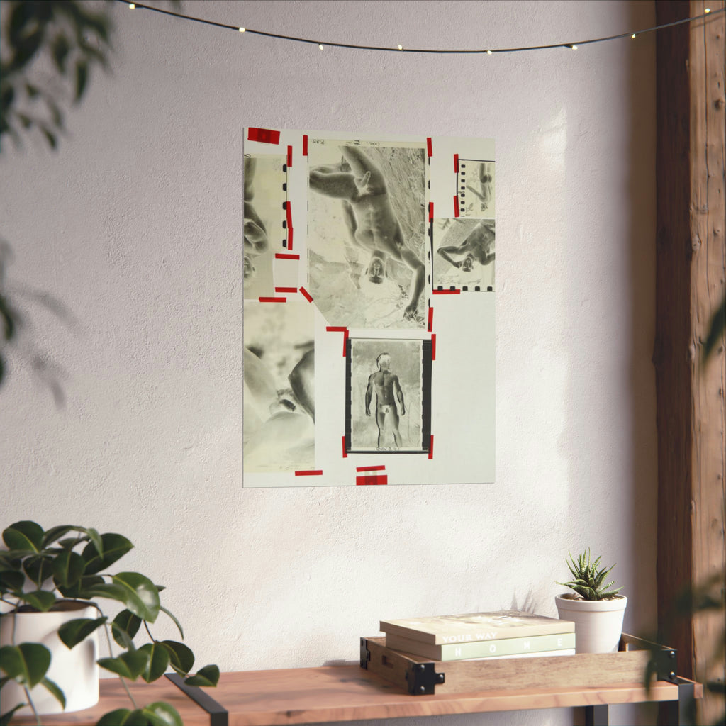 90S VINTAGE GAY PORN TRANSPARENCY Matte Vertical Poster #25