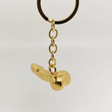 COCK KEYCHAIN GOLD