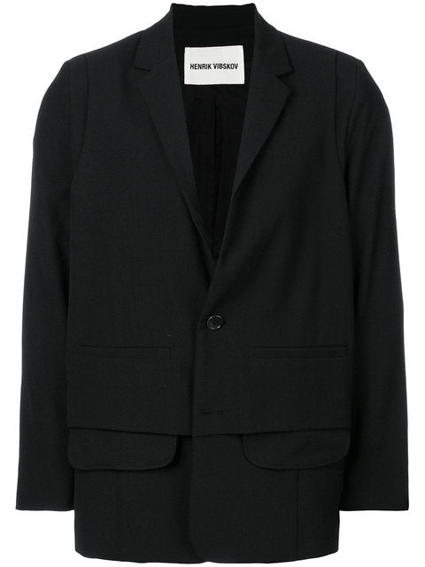 ANTS BLAZER BLACK  by Henrik Vibskov