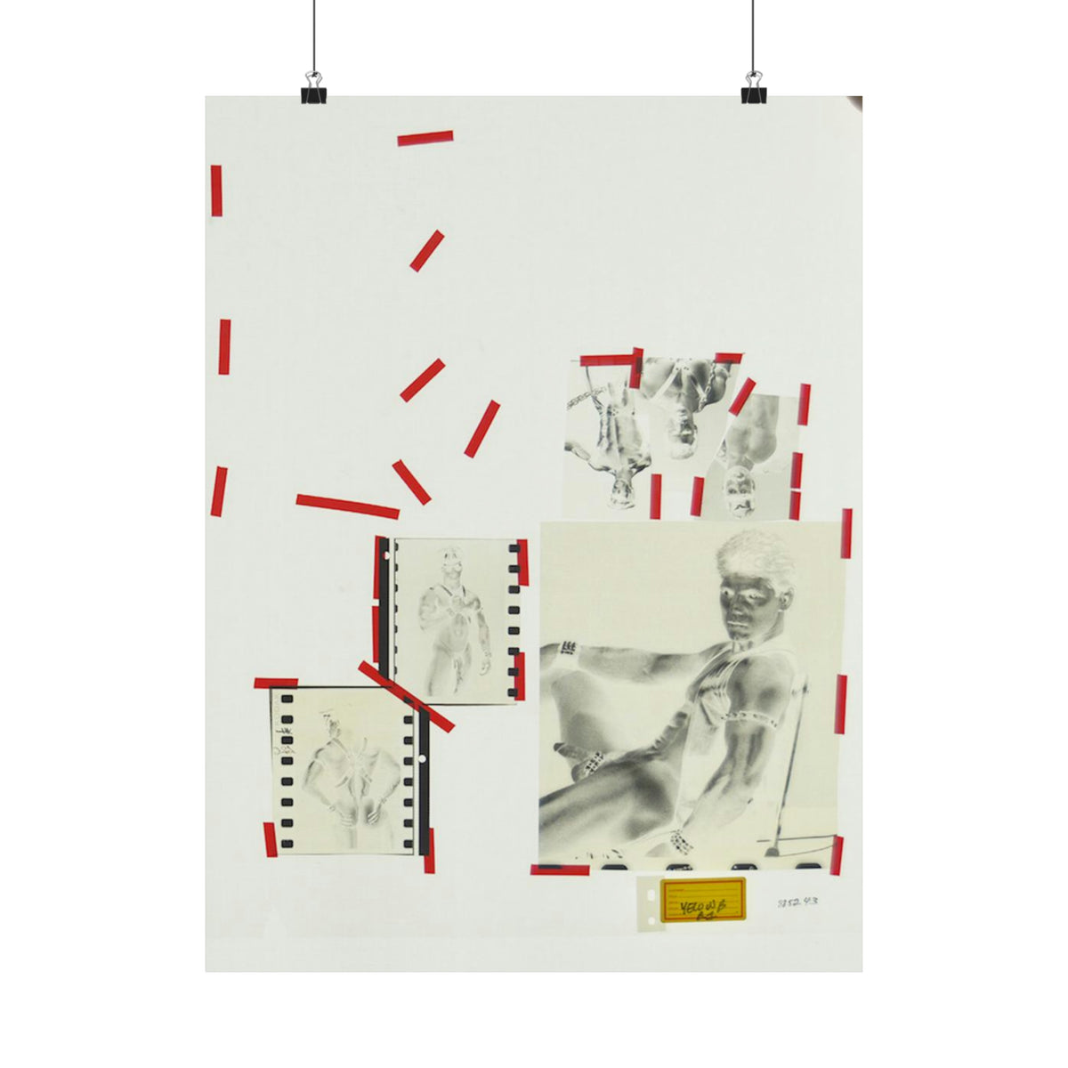 90S VINTAGE GAY PORN TRANSPARENCY Matte Vertical Poster #24