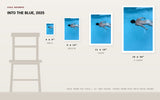 Into the Blue, 2025 — print size comparison