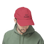 GAY PLEASE Distressed Cap in 6 colors