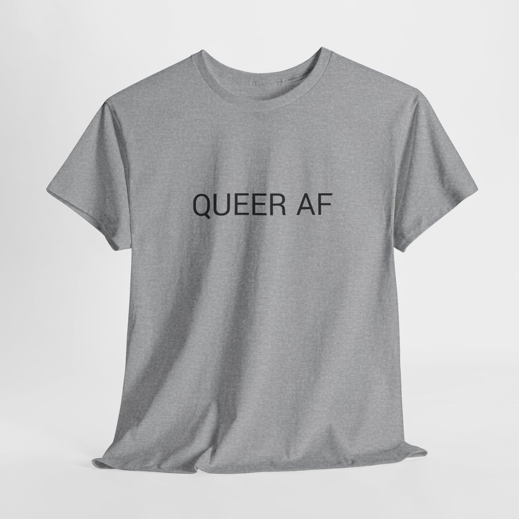 QUEER AF TEE BY CULTUREEDIT AVAILABLE IN 13 COLORS