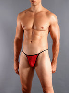 Doreanse Mesh G-String Thong - Red