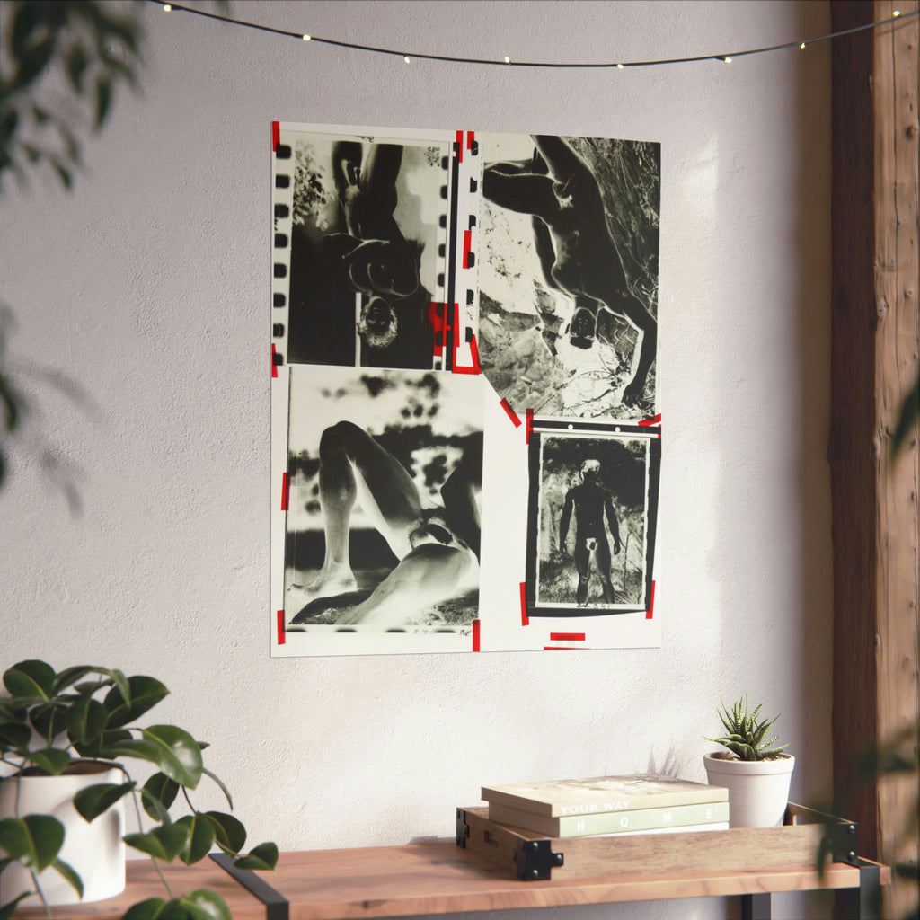 90S VINTAGE GAY PORN TRANSPARENCY Matte Vertical Poster #9