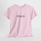 PEACH TEE BY CULTUREEDIT AVAILABLE IN 13 COLORS