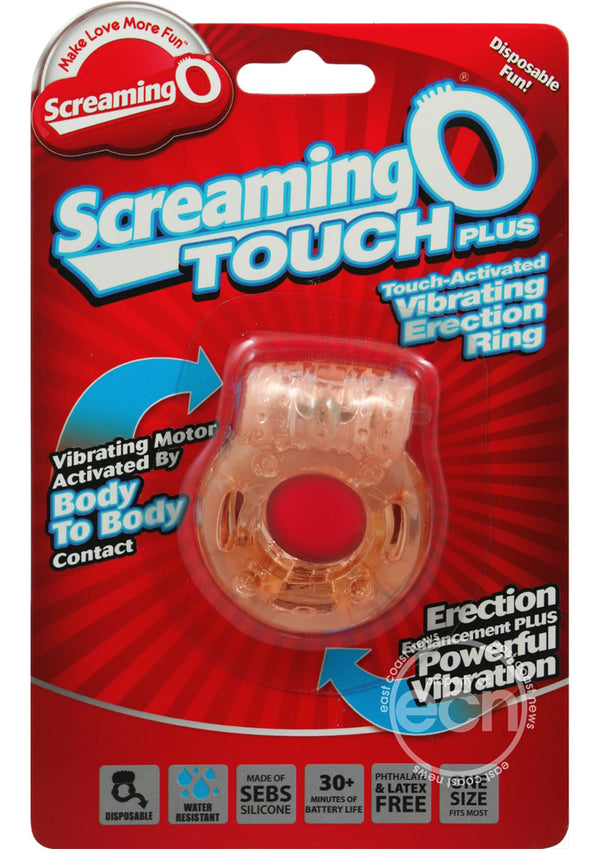 Screaming O Touch Plus Cock Ring - Vanilla