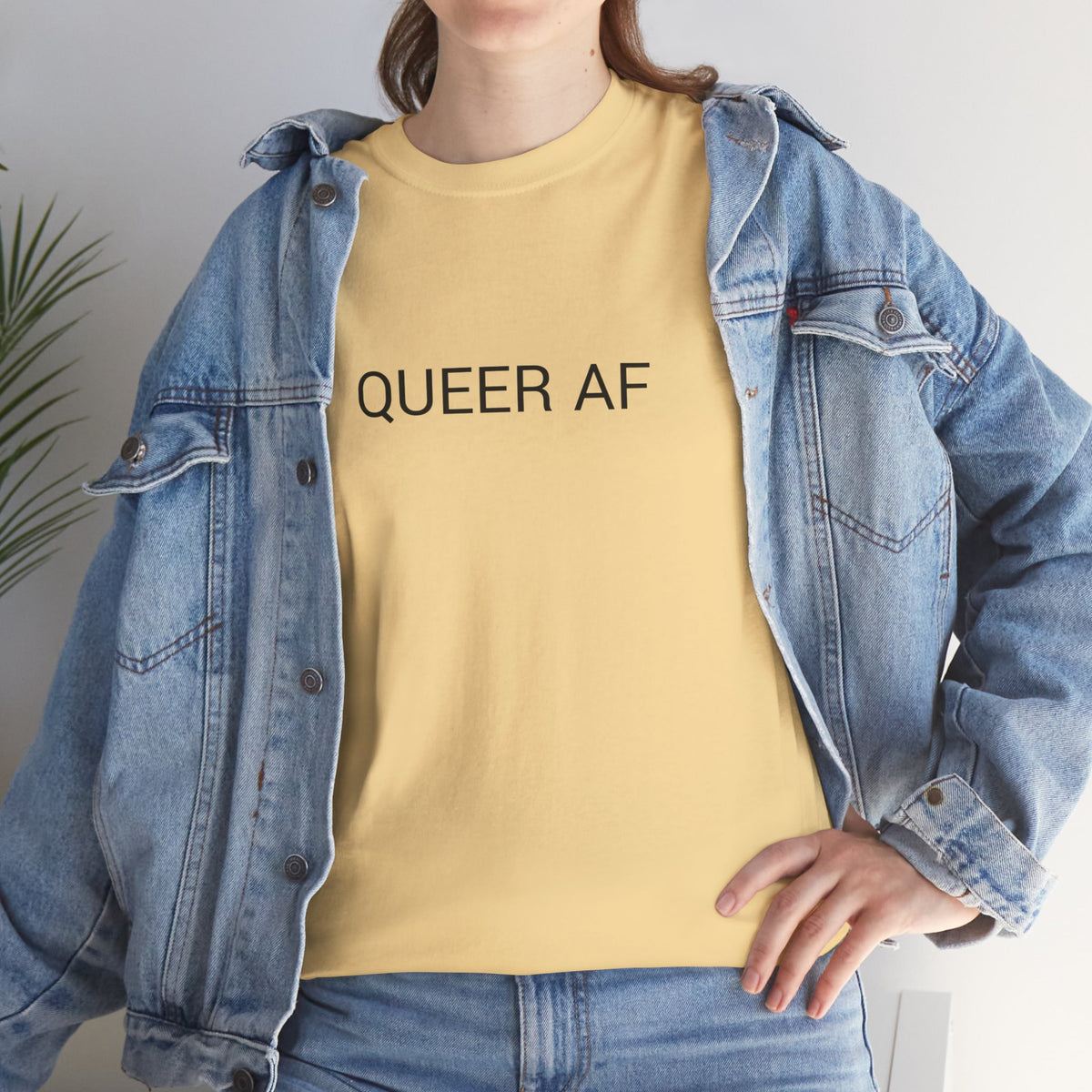 QUEER AF TEE BY CULTUREEDIT AVAILABLE IN 13 COLORS