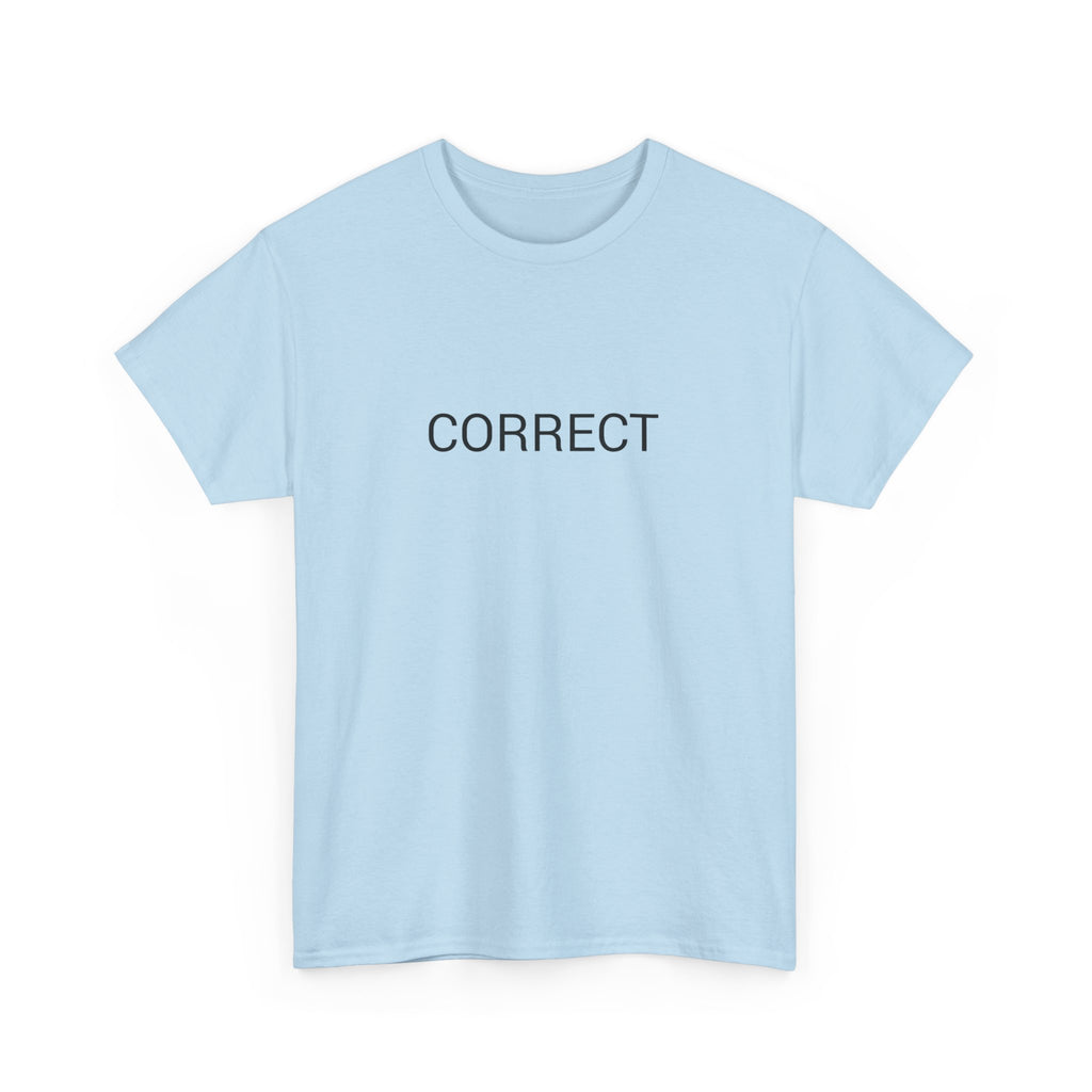 CORRECT TEE BY CULTUREEDIT AVAILABLE IN 13 COLORS