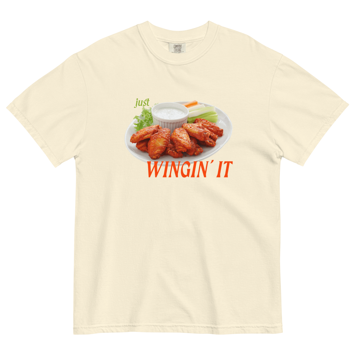 Just Wingin' It Buffalo Wings T-Shirt