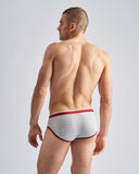 TEAMM8 Mvp Ribbed Brief - Grey Marle