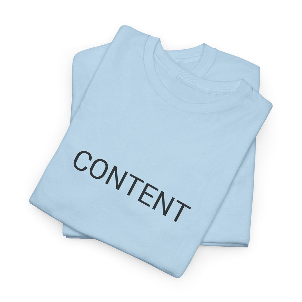 CONTENT TEE BY CULTUREEDIT AVAILABLE IN 13 COLORS