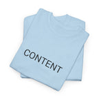 CONTENT TEE BY CULTUREEDIT AVAILABLE IN 13 COLORS