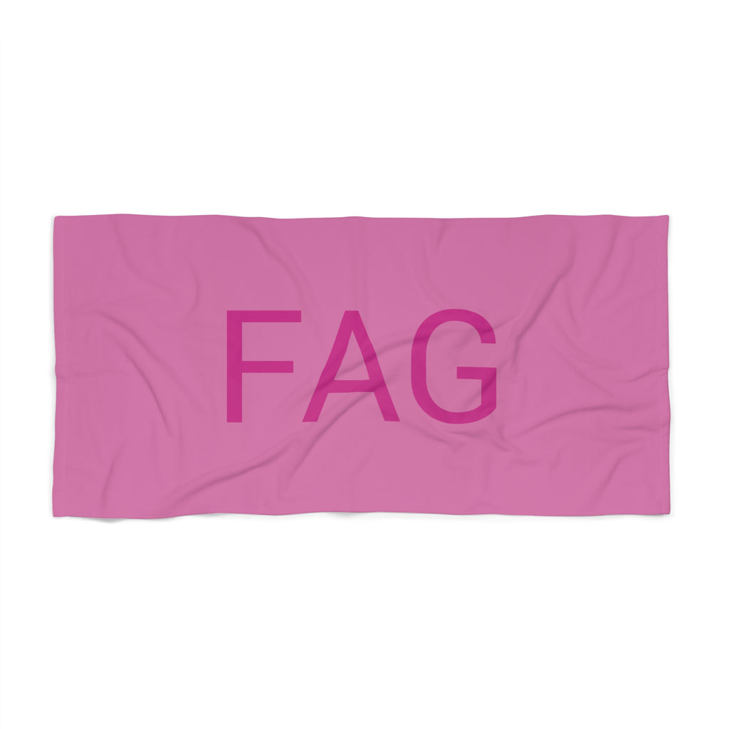 FAG Beach Towel by CULTUREEDIT