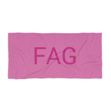 FAG Beach Towel by CULTUREEDIT