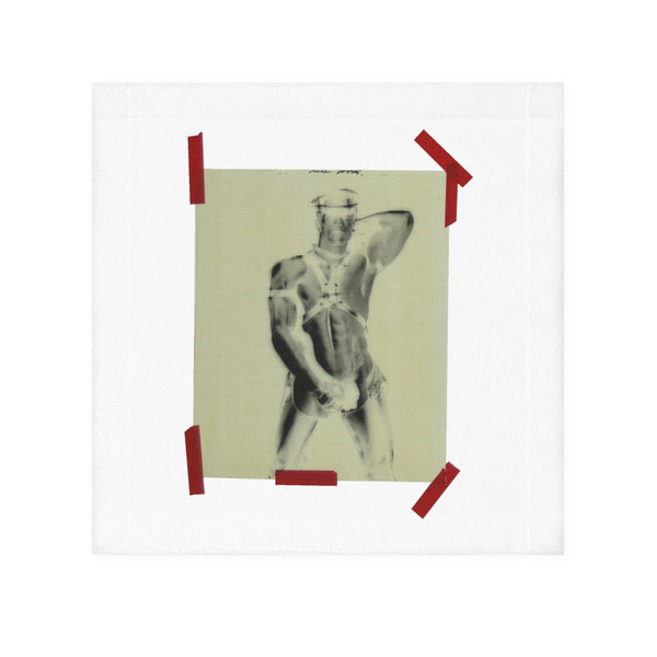 90S VINTAGE GAY PORN TRANSPARENCY CUM TOWEL #2