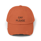 GAY PLEASE Distressed Cap in 6 colors