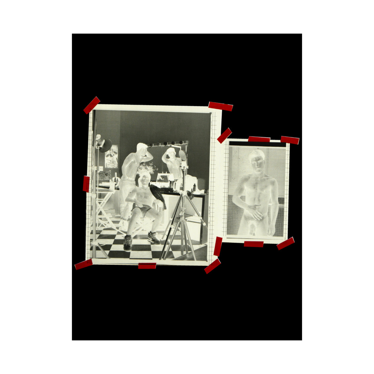 90S VINTAGE GAY PORN TRANSPARENCY Matte Vertical Poster #6