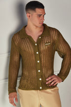 Knitted Button Up