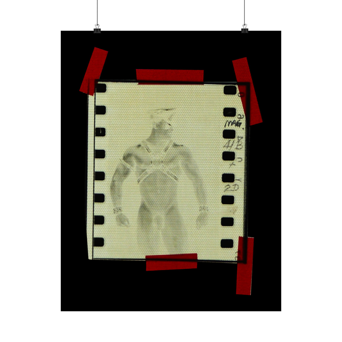 90S VINTAGE GAY PORN TRANSPARENCY Matte Vertical Poster #16