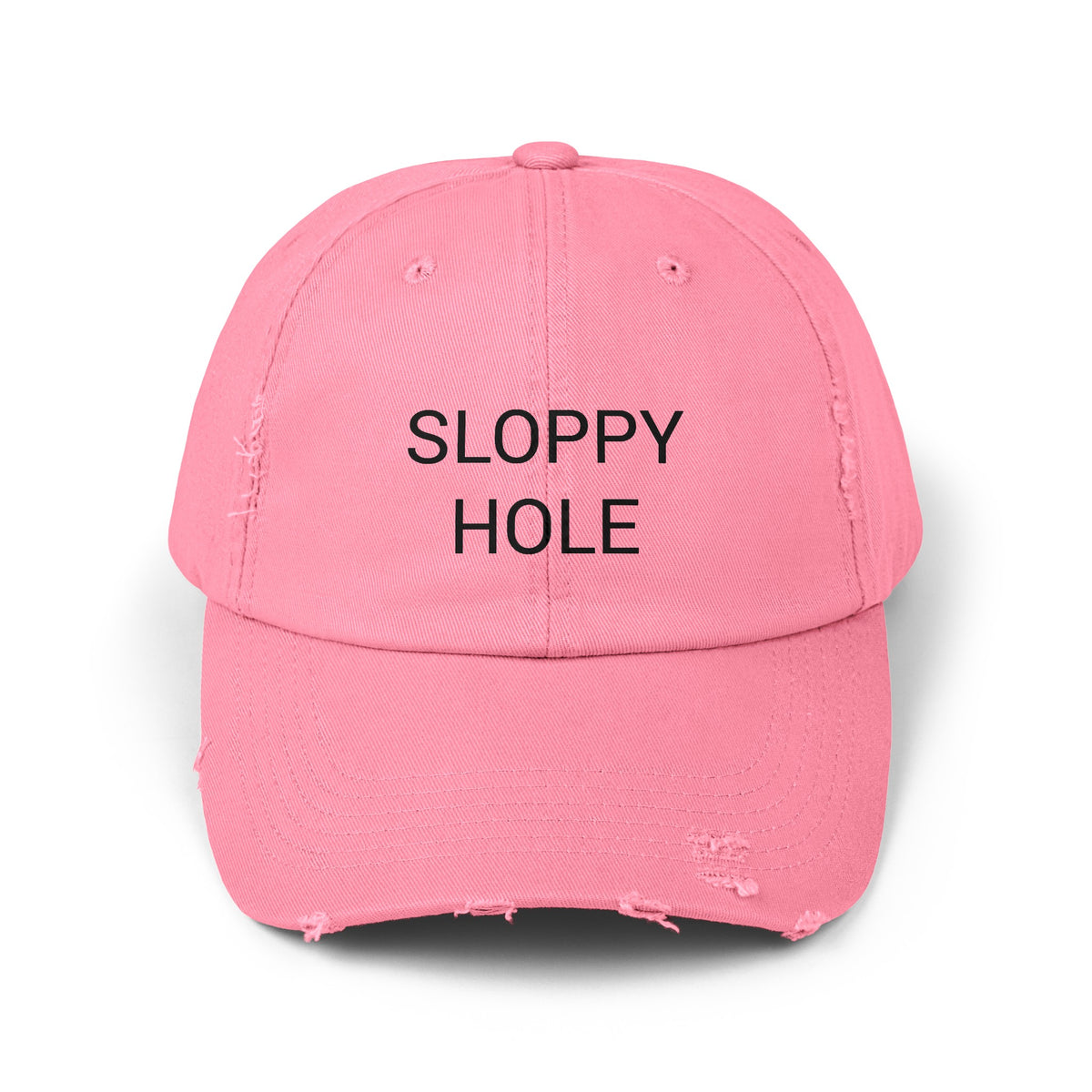 SLOPPY HOLE Distressed Cap in 6 colors