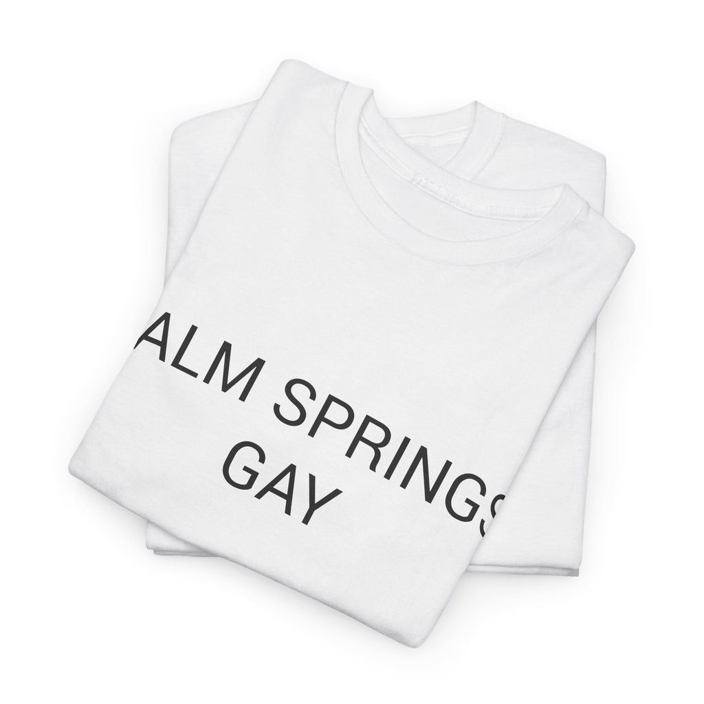 PALM SPRINGS GAY TEE BY CULTUREEDIT AVAILABLE IN 13 COLORS