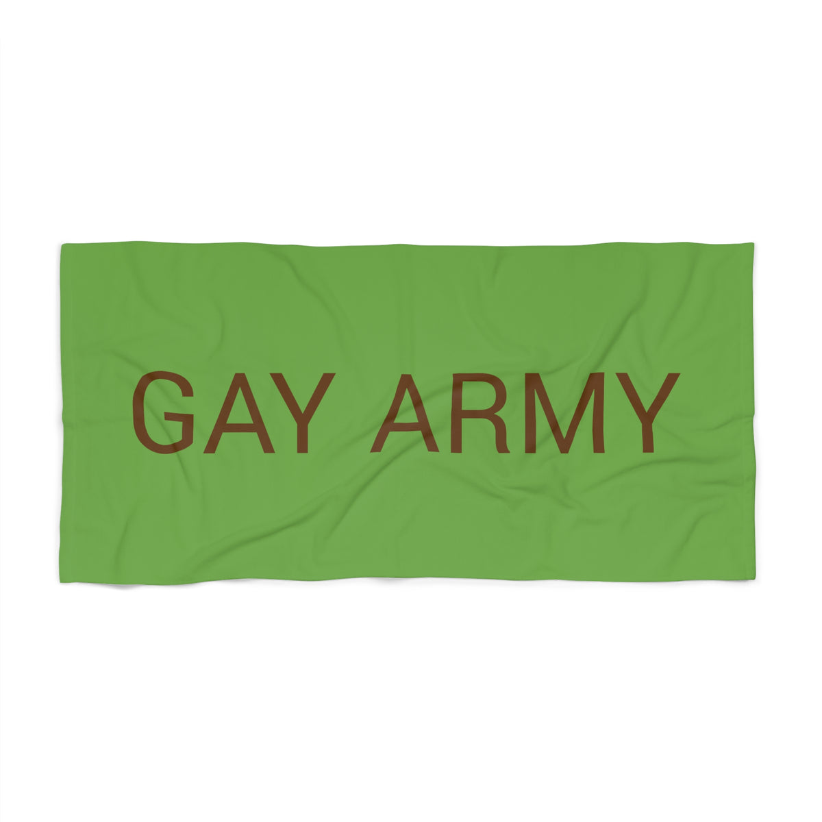 Gay Army Beach Towel by CULTUREEDIT