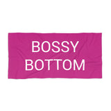 Bossy Bottom Beach Towel by CULTUREEDIT