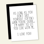 Live With Me When You're Older | Mother & Father's Day Card