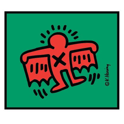 Keith Haring Pop Shop Batman Magnet