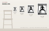 Masked, 2026 — print size comparison