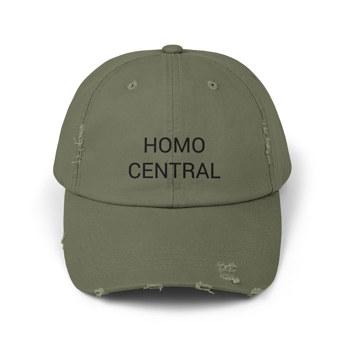 HOMO CENTRAL Distressed Cap in 6 colors