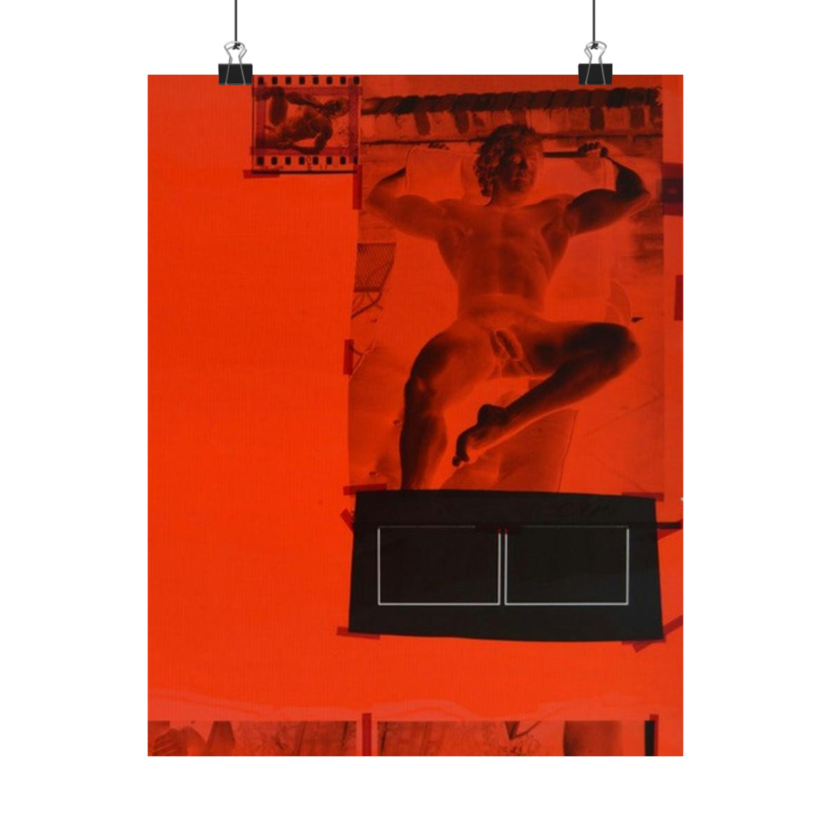 90S VINTAGE GAY PORN TRANSPARENCY Matte Vertical Poster #10