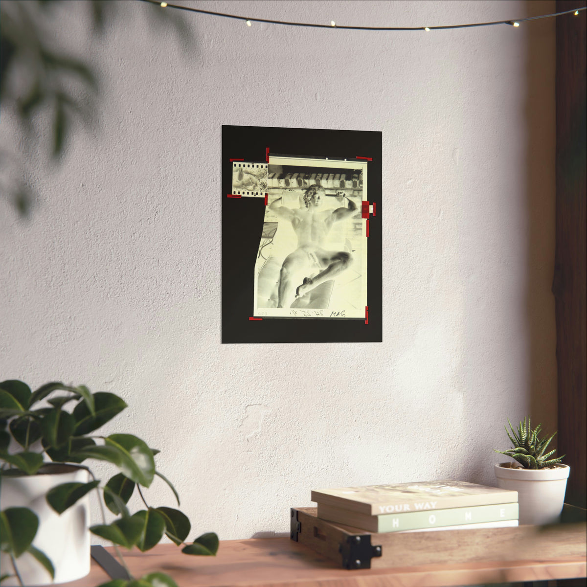90S VINTAGE GAY PORN TRANSPARENCY Matte Vertical Poster #21