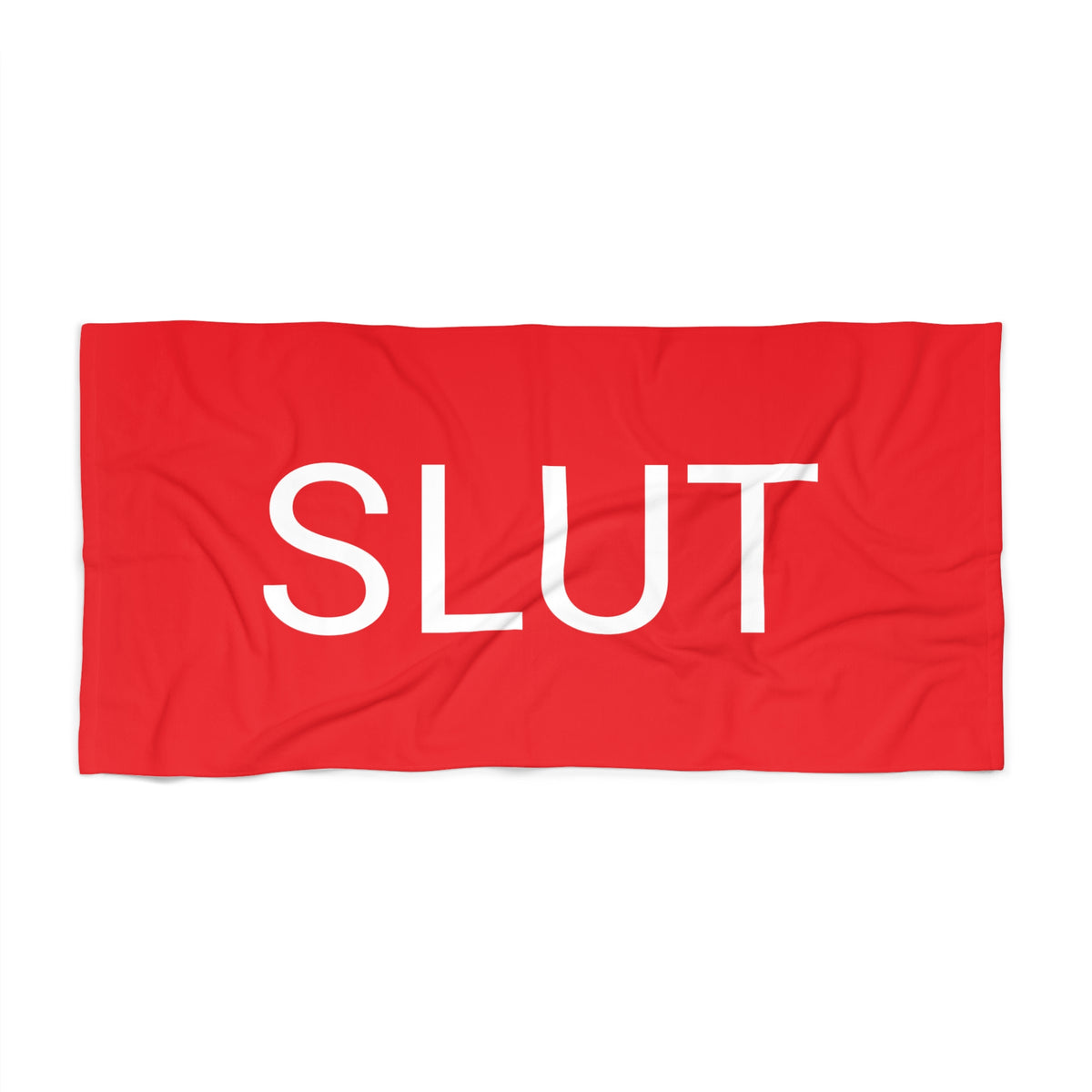 Slut Beach Towel by CULTUREEDIT