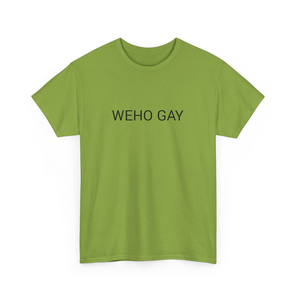 WEHO GAY TEE BY CULTUREEDIT AVAILABLE IN 13 COLORS