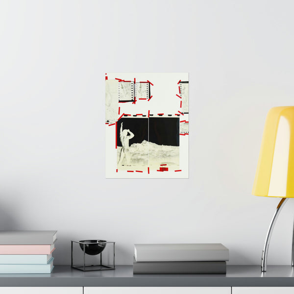 90S VINTAGE GAY PORN TRANSPARENCY Matte Vertical Poster #8