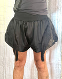 GMBH BOXING SHORTS W FRINGES BLACK