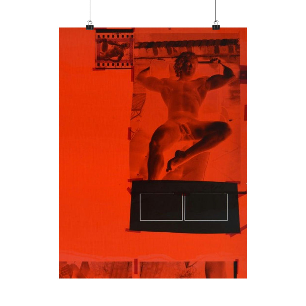 90S VINTAGE GAY PORN TRANSPARENCY Matte Vertical Poster #10